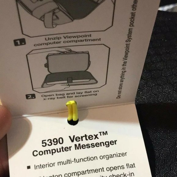 Vertex Tactical Satchel Messenger Laptop Bag NWT T - Picture 6 of 8